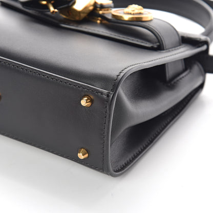Versace Calfskin Small Icon Handbag Black 9 of 9