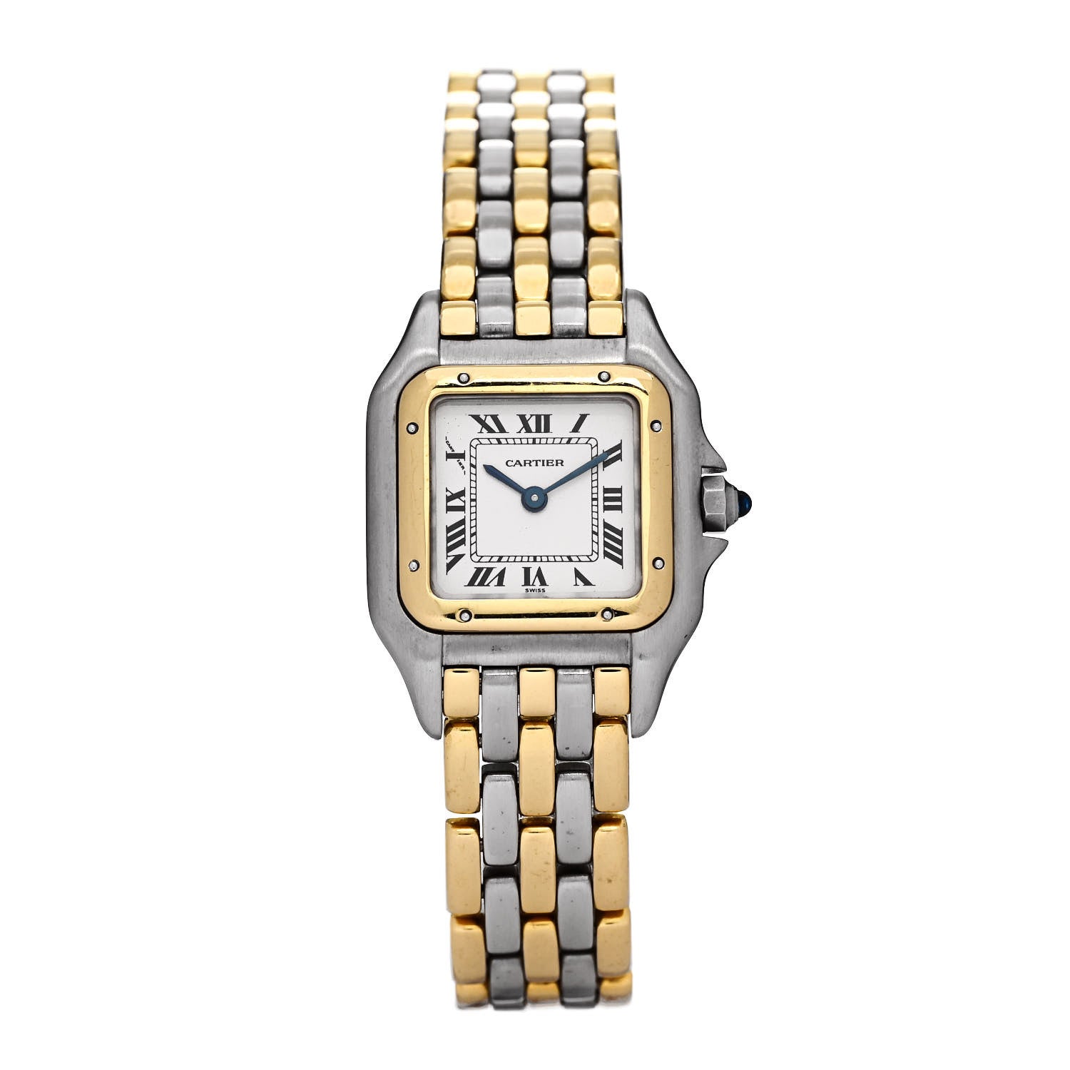 Cartier Stainless Steel 18K Yellow Gold 22mm Panthere Quartz Watch 1 of 4