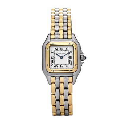 Cartier Stainless Steel 18K Yellow Gold 22mm Panthere Quartz Watch 1 of 4