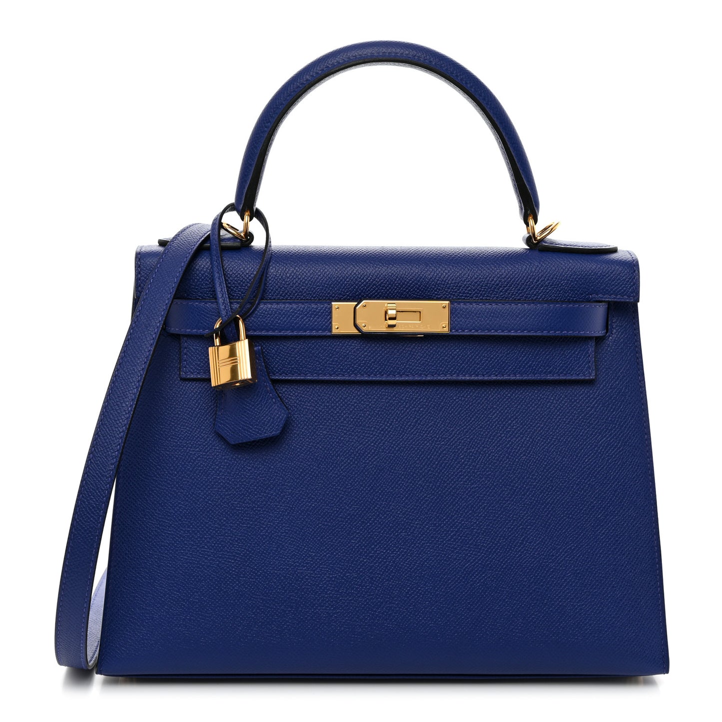 Epsom Kelly Sellier 28 Bleu Electrique