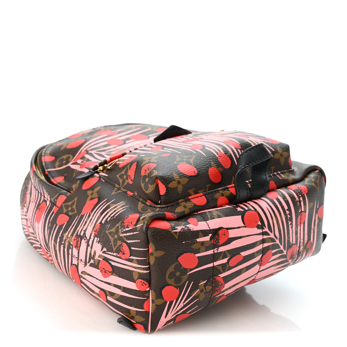 Monogram Jungle Dots Palm Springs Backpack PM Sugar Pink Poppy