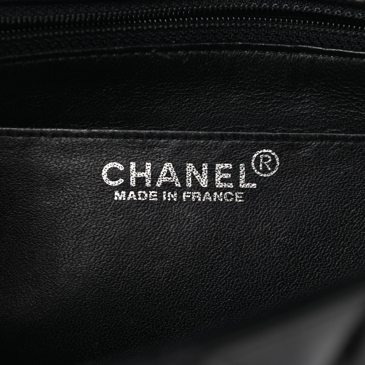 Patent Quilted Medium Single Flap Black