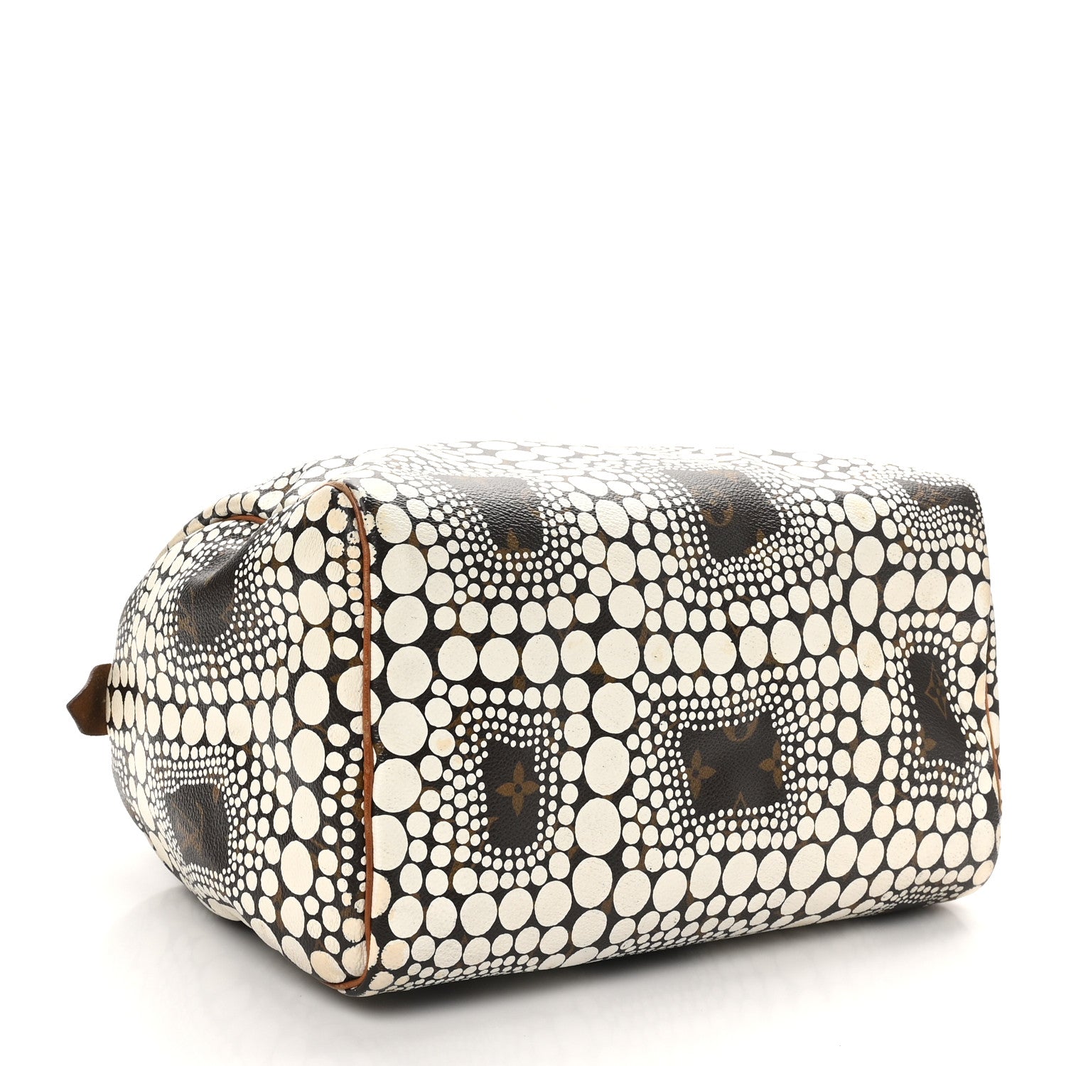 Louis Vuitton Monogram Kusama Town Speedy 30 White 4 of 11