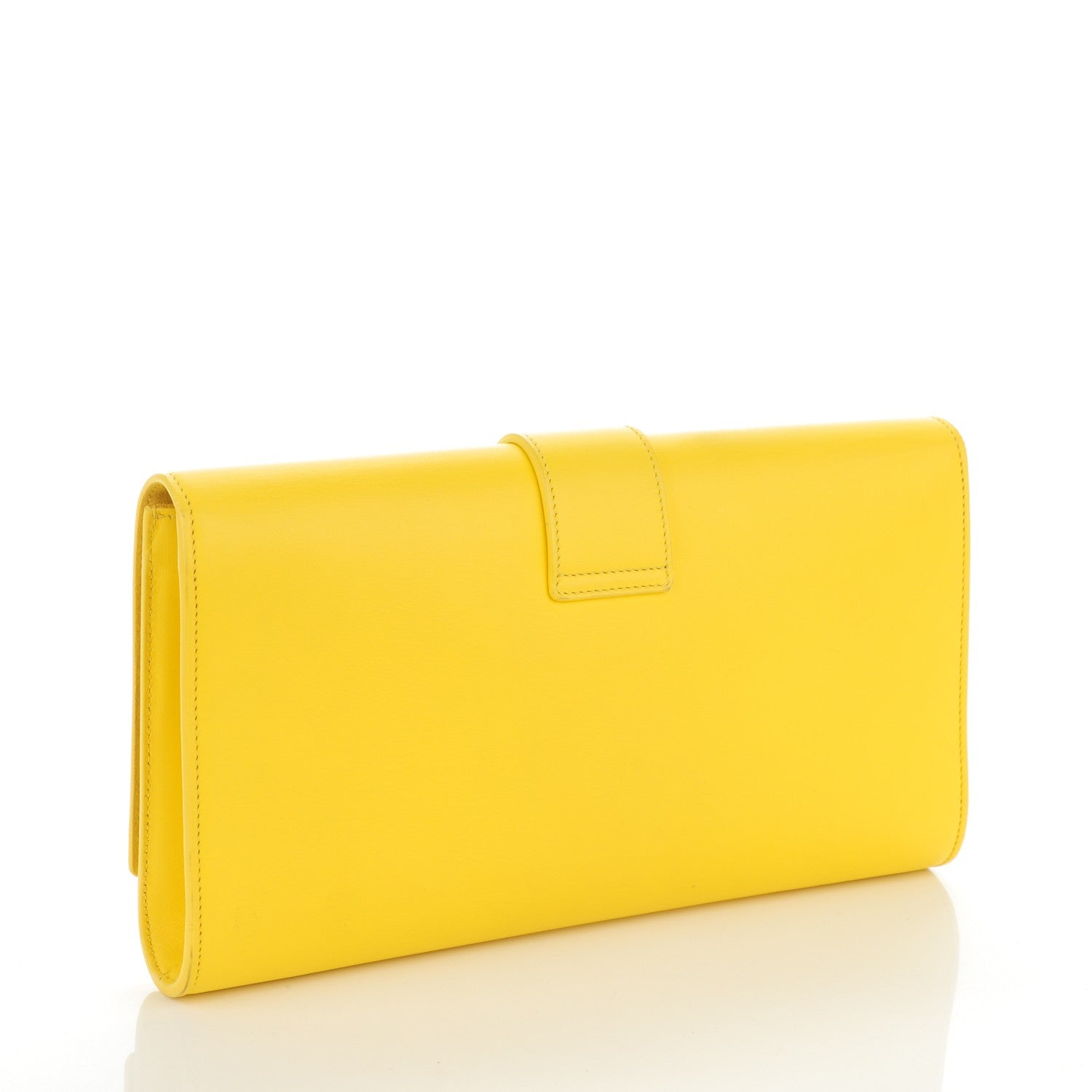 Saint Laurent Calfskin Classic Y Ligne Clutch Soleil 3 of 7