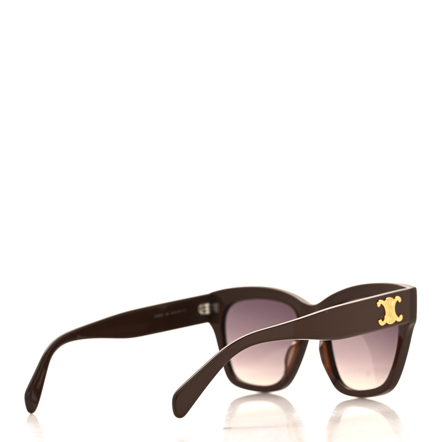 Celine Acetate Triomphe Sunglasses CL 40253I Chocolate 4 of 7