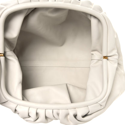 Bottega Veneta Smooth Butter Calf The Pouch Oversized Clutch Chalk 5 of 8