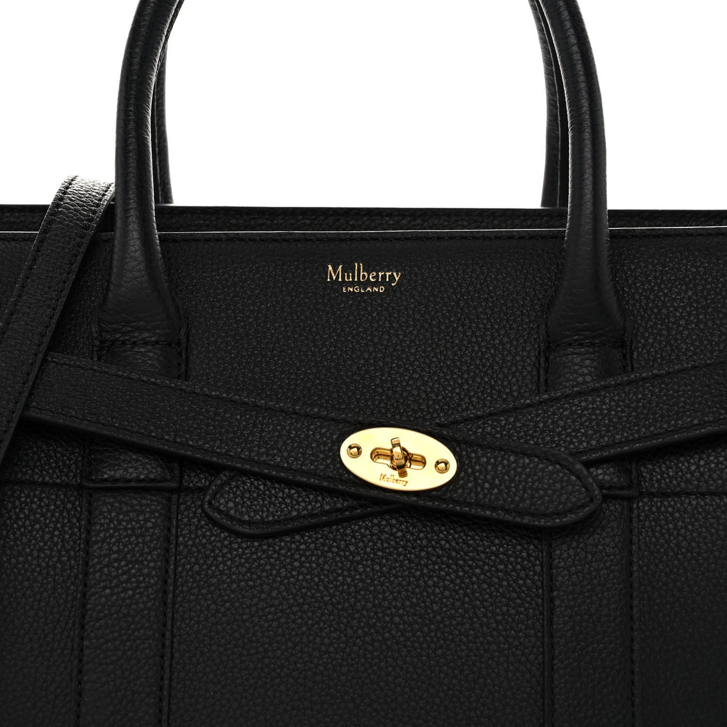 Small Classic Grain Small Zipped Bayswater Black