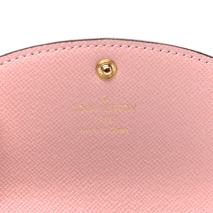 Louis Vuitton Damier Ebene Rosalie Coin Purse Rose Ballerine 6 of 6