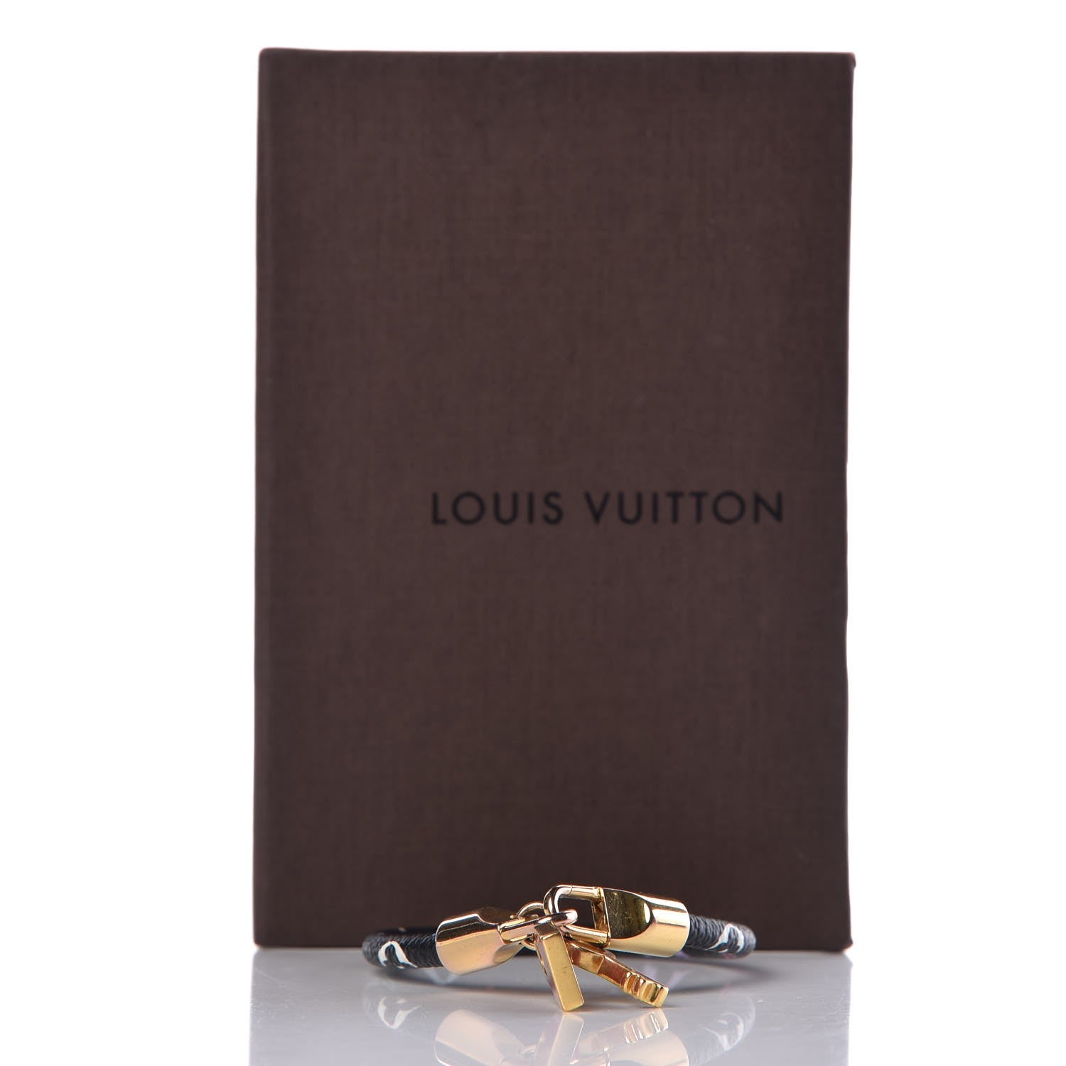 Louis Vuitton Monogram Multicolor Luck It Bracelet 19 Black 4 of 4