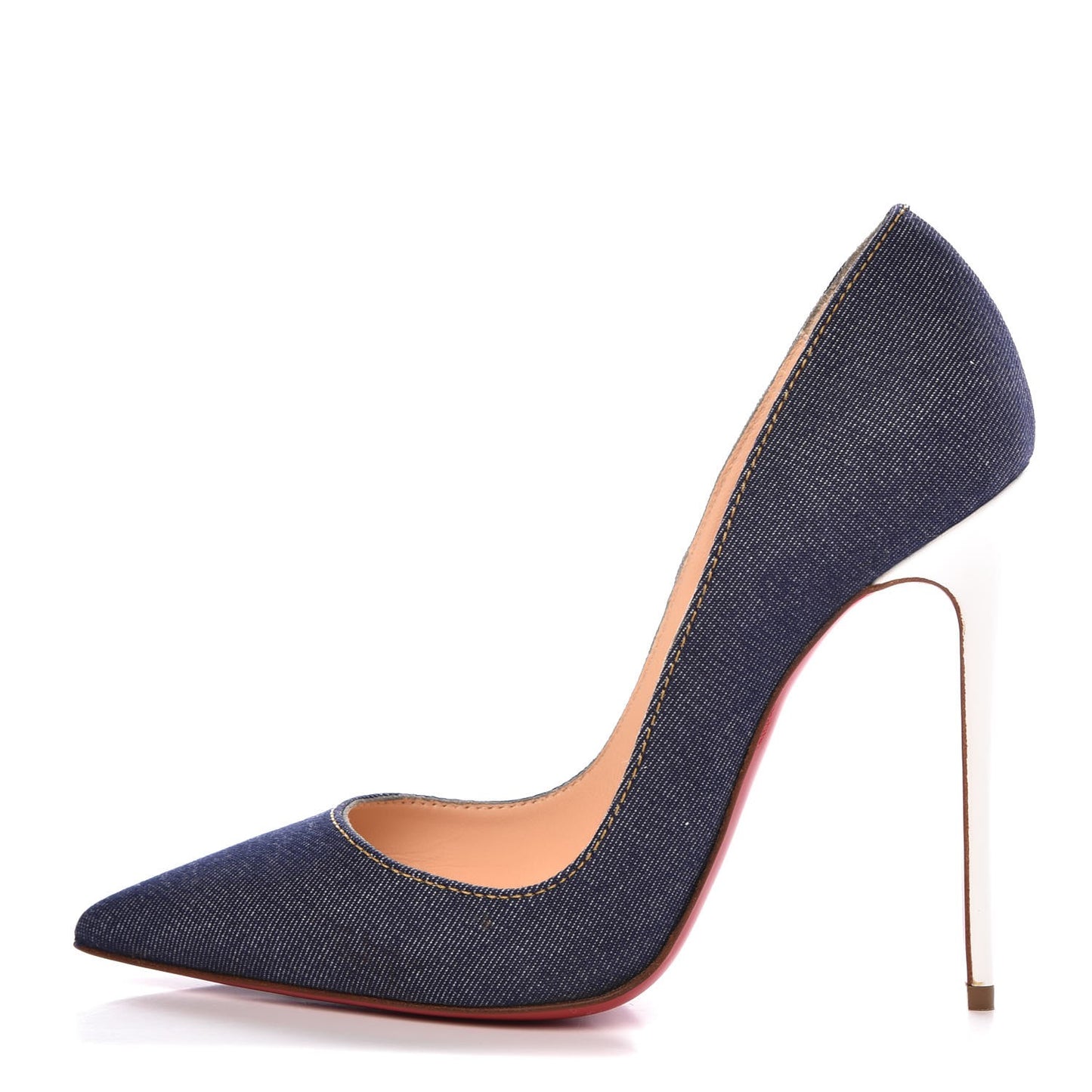 Denim Jazz Calf So Kate 120 Pumps 37 Blue White