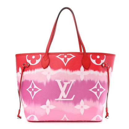 Louis Vuitton Monogram Escale Neverfull MM Rouge 3 of 11