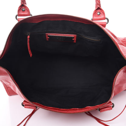 Balenciaga Agneau Classic Hardware Work Rouge Coquelicot 5 of 7