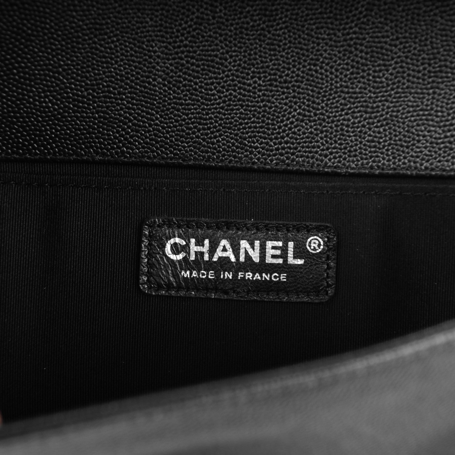 Chanel Caviar Quilted Medium Boy Flap So Black 7 of 8