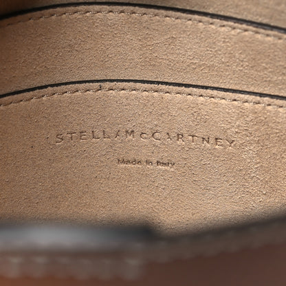 Stella McCartney Grainy Alter Mat Studded Logo Mini Crossbody Pecan 6 of 10