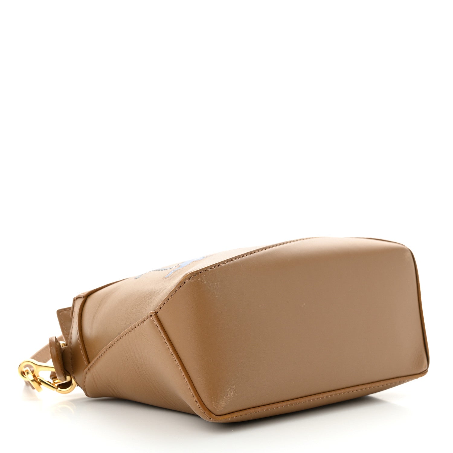 Loewe X SUNA FUJITA Satin Calfskin Mini Lemur Puzzle Edge Bag Brown 4 of 12