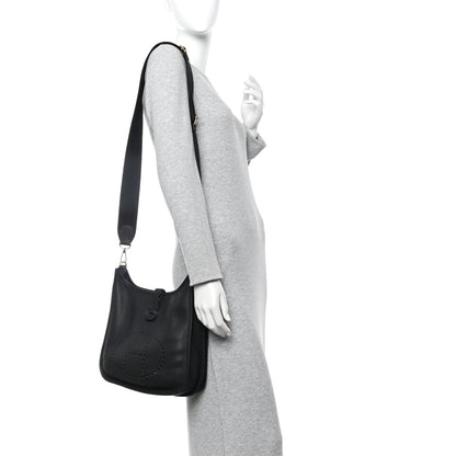 Hermes Taurillon Clemence Evelyne III PM Black 2 of 10