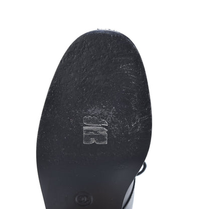 Chanel Calfskin Combat Boots 39.5 Black 9 of 11
