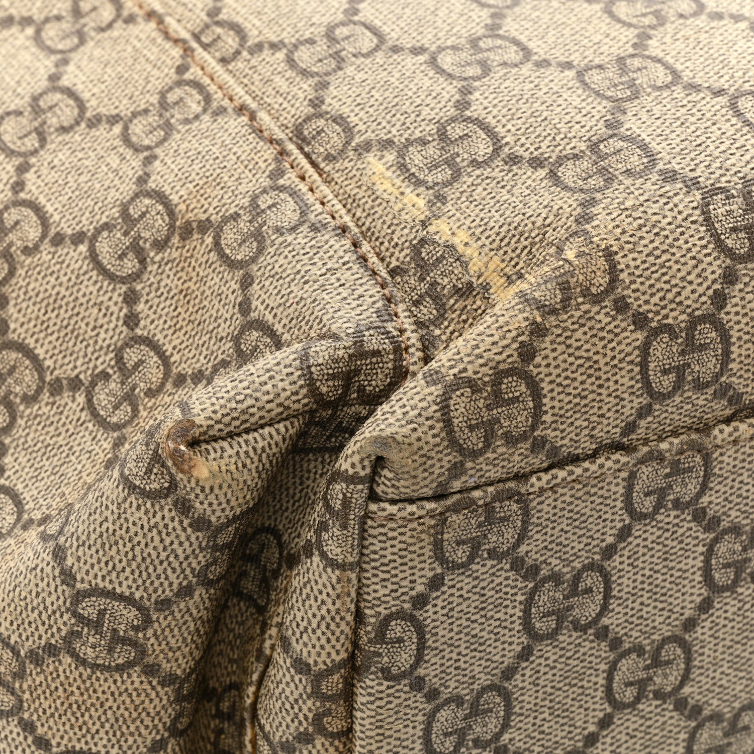 Gucci GG Plus Monogram Messenger Diaper Bag Dark Brown 17 of 20