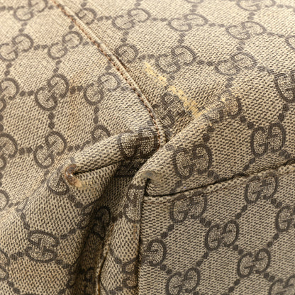Gucci GG Plus Monogram Messenger Diaper Bag Dark Brown 17 of 20