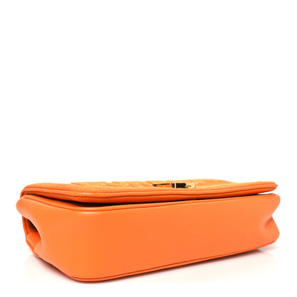 Burberry Canvas Horseferry Print Small Lola Bag Deep Orange 4 of 10