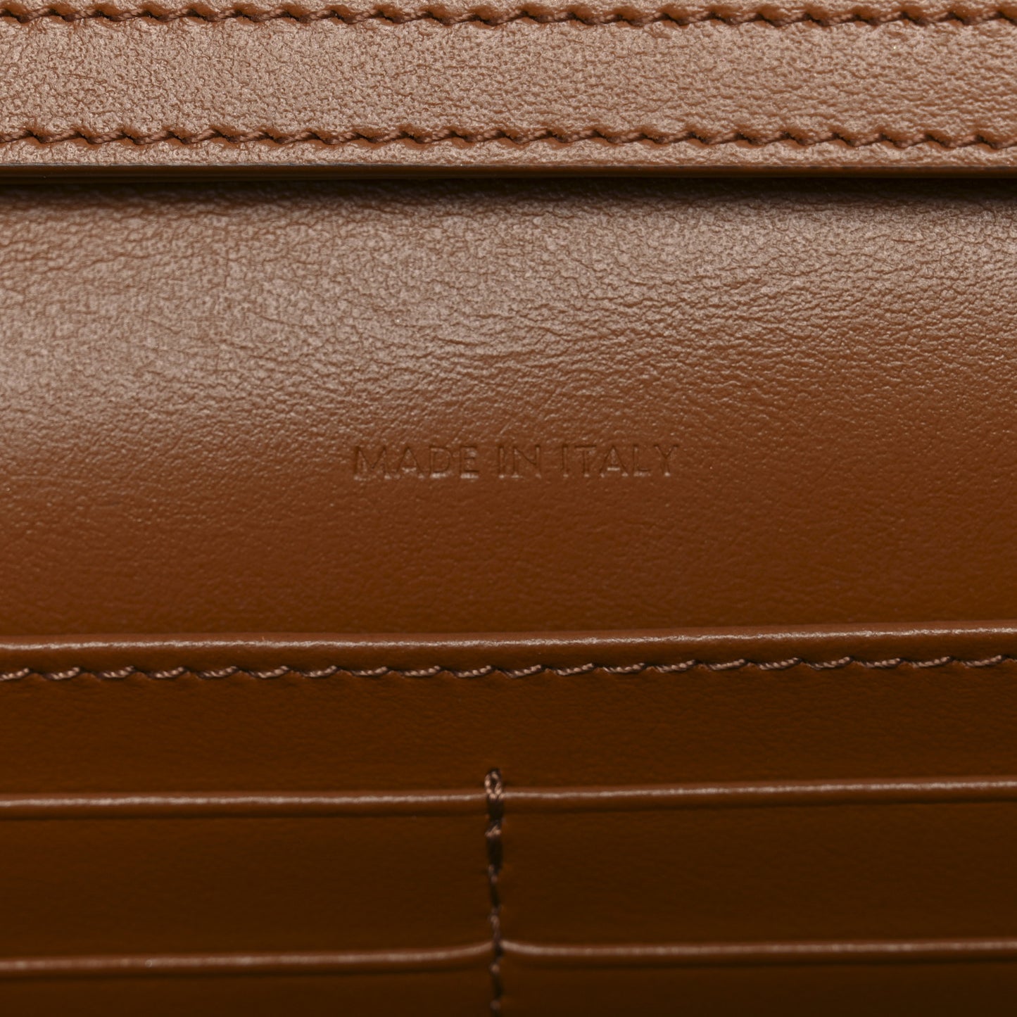 Raffia Jacquard Calfskin Triomphe Wallet on Chain Natural Tan