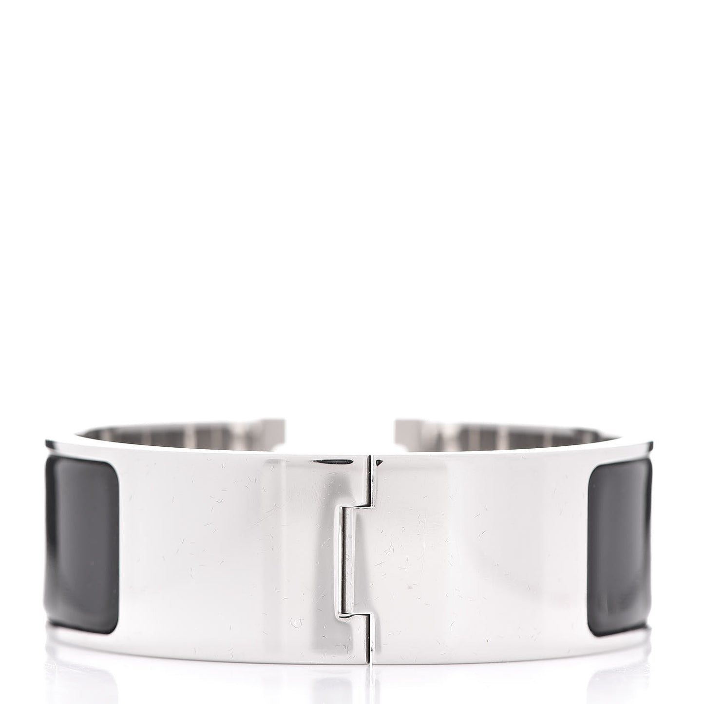 Enamel Wide Clic Clac H Bracelet PM Black