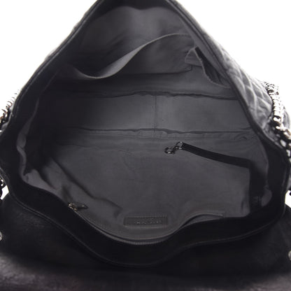 Chanel Washed Lambskin Quilted Maxi Chain Around Flap Black 5 of 8