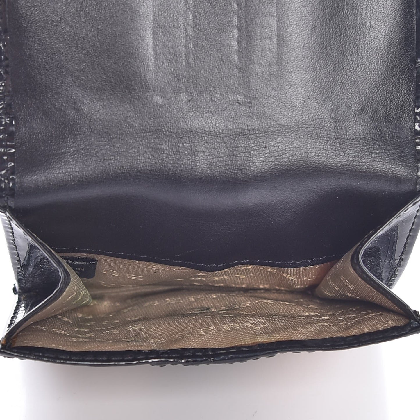 Supernova Check Compact Wallet Black