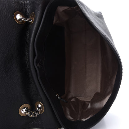 Lanvin Calf Hair Calfskin Leopard Print Medium Happy Shoulder Bag Black 5 of 10