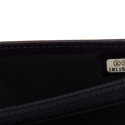 Chanel Caviar Timeless CC French Long Wallet Purple 8 of 8