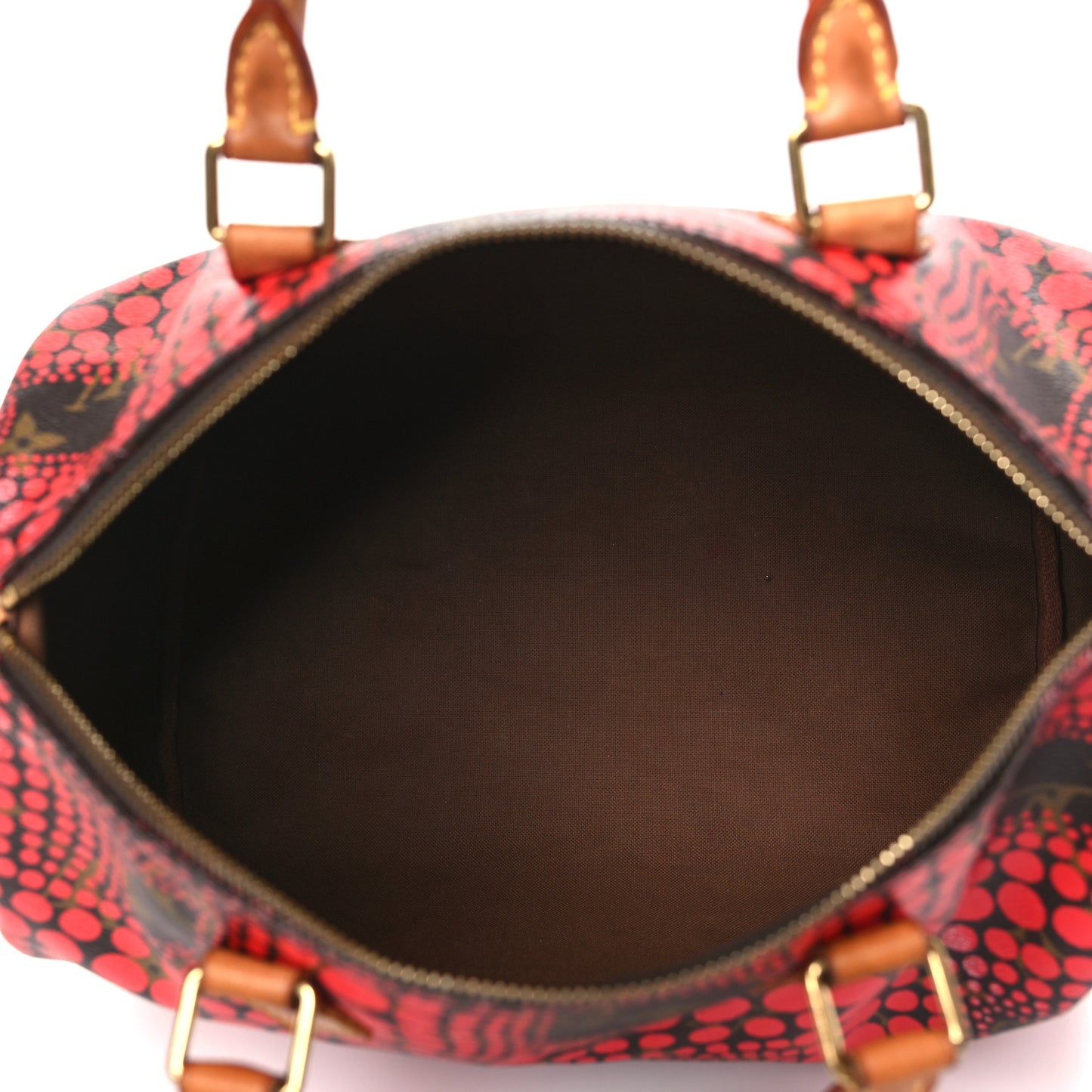 Monogram Kusama Town Speedy 30 Red