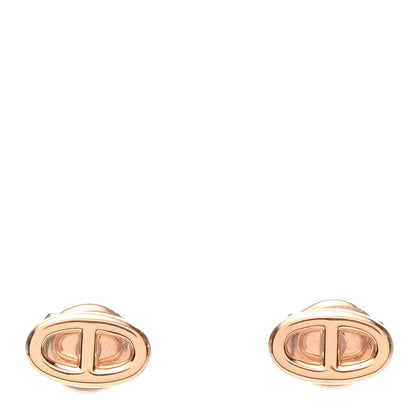 Hermes 18K Rose Gold TPM Farandole Stud Earrings 1 of 6
