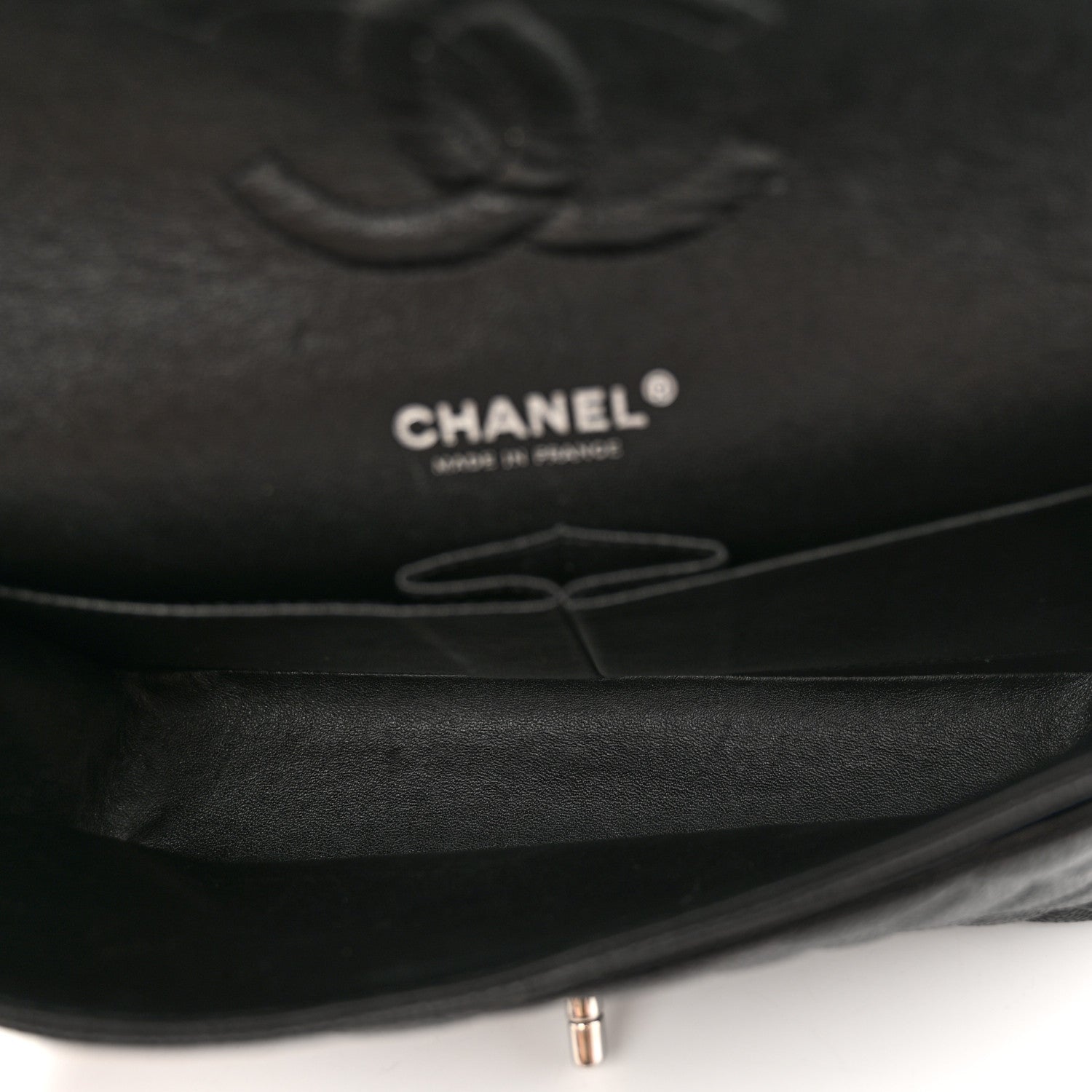 Chanel Caviar Quilted Medium Double Flap Black 5 of 11