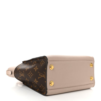 Louis Vuitton Calfskin Monogram On My Side PM Greige 4 of 9