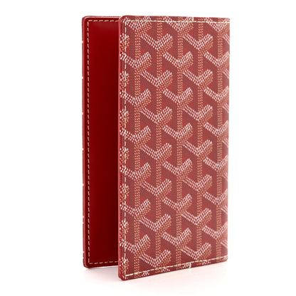 Goyard Goyardine Passport Wallet Red 3 of 6