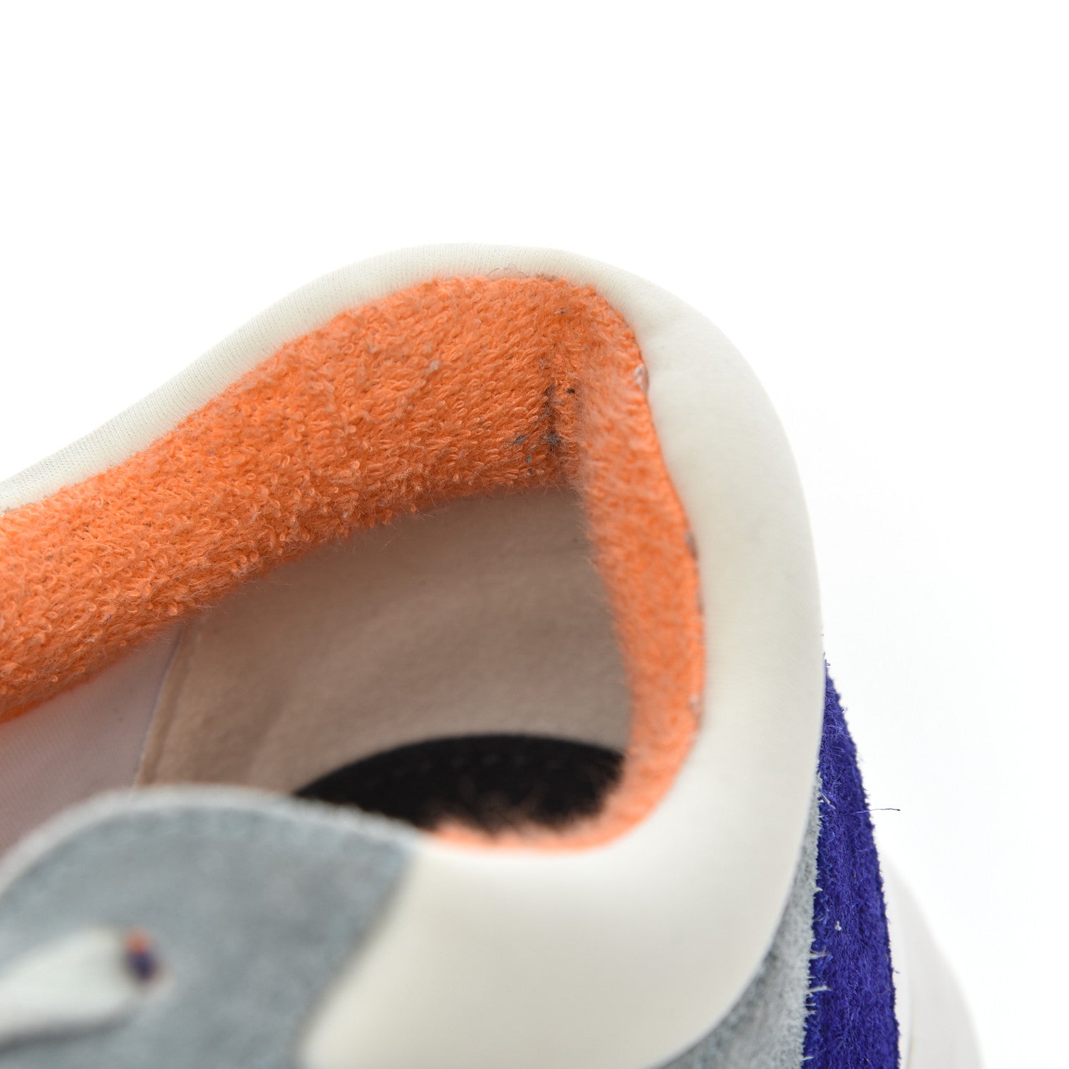 Chanel Nylon Lambskin Suede Calfskin Womens Logo Sneakers 39 Blue Coral 20 of 21