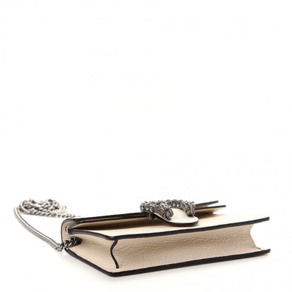 Gucci Dollar Calfskin Crystal Super Mini Dionysus Shoulder Bag Mystic White Black Diamond 4 of 9