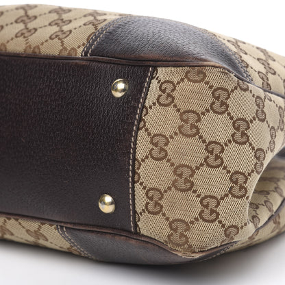 Gucci Monogram Medium Princy Tote Dark Brown 11 of 14