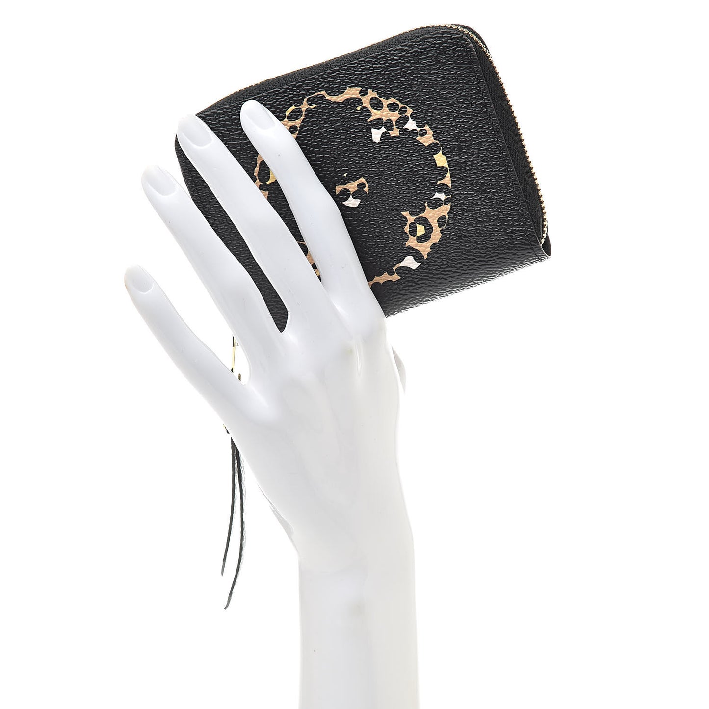 Monogram Giant Jungle Zippy Coin Purse Black