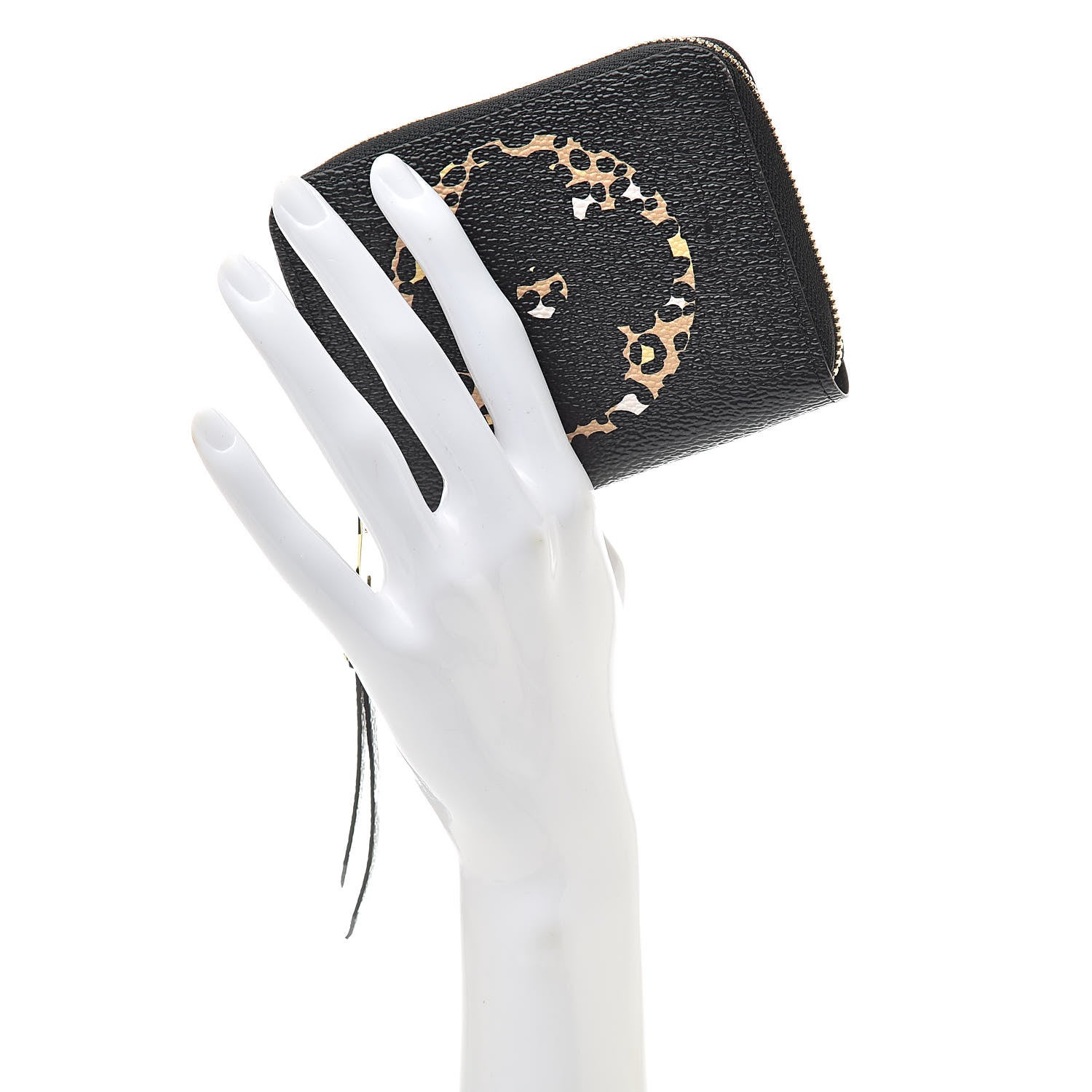 Louis Vuitton Monogram Giant Jungle Zippy Coin Purse Black 2 of 8