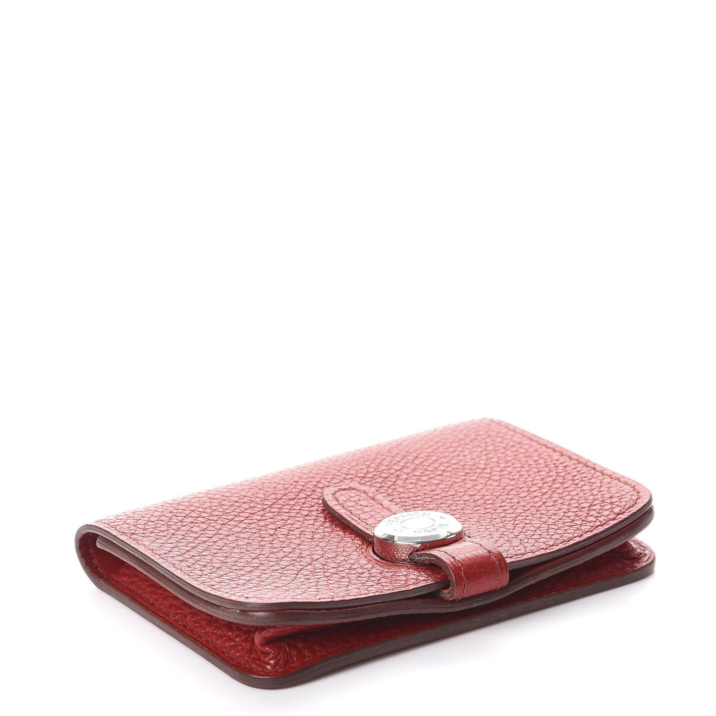 Togo Dogon Card Case Rouge Garance