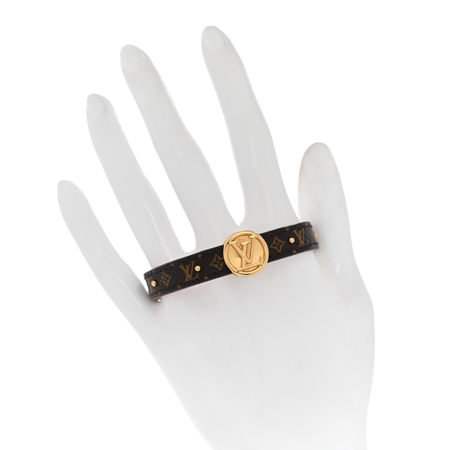 Louis Vuitton Monogram LV Circle Reversible Bracelet 17 Rose Ballerine 2 of 6