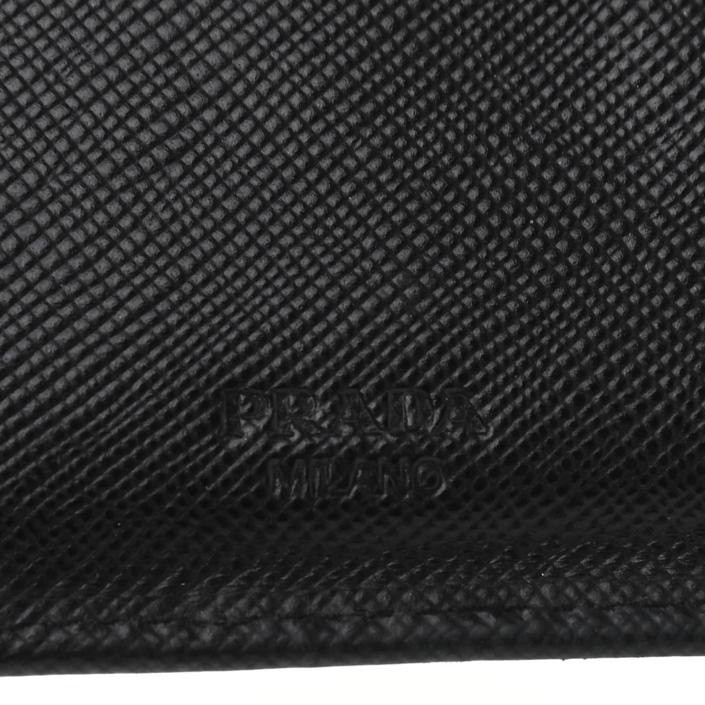 Saffiano Bi-Fold Wallet Black