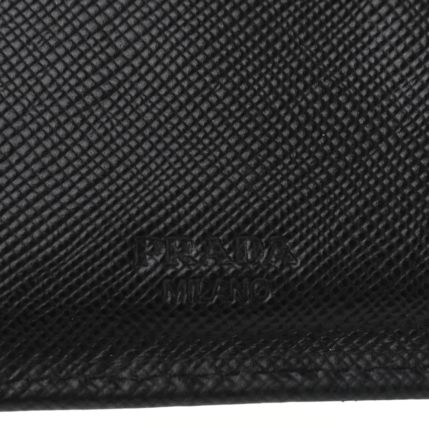Prada Saffiano Bi-Fold Wallet Black 6 of 6