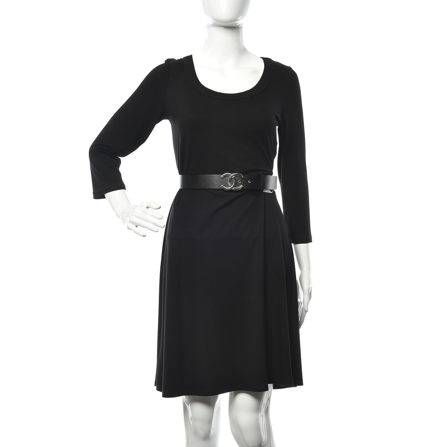 Caviar CC Logo Belt 110 Black