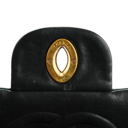 Chanel Lambskin Quilted XL Jumbo Single Flap Black 8 of 9