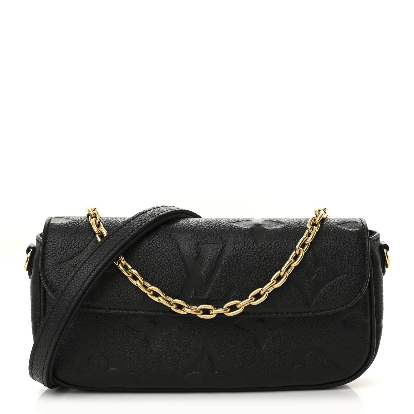 Empreinte Monogram Giant Ivy Wallet On Chain Black