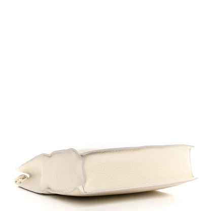 Louis Vuitton Taurillon Monogram Sac Plat Powder White 4 of 11