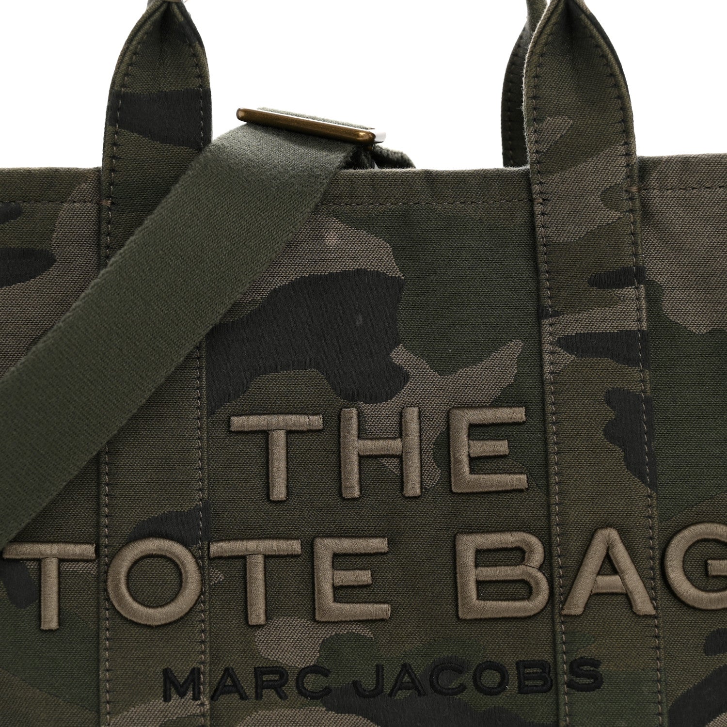 Marc Jacobs Canvas Camouflage Medium The Tote Bag Khaki 8 of 13