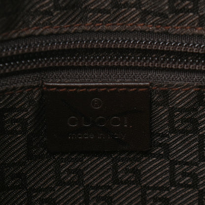 Gucci Canvas Monogram Shoulder Bag Beige 6 of 12